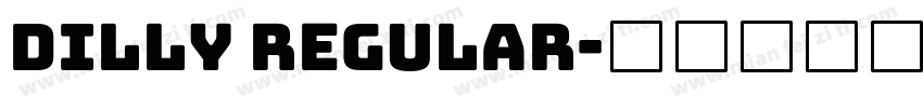 dilly Regular字体转换